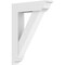 Ekena Millwork Standard Traditional Architectural Grade PVC Bracket with Traditional Ends, 3"W x 18"D x 24"H BKTP03X18X24TRA01 - alternate 1